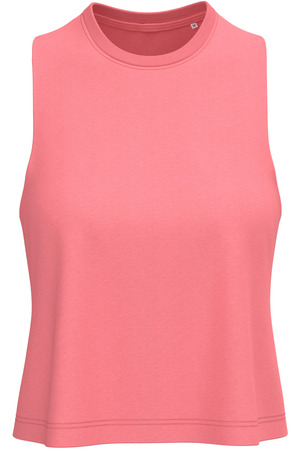 Damen Triblend Crop-Top