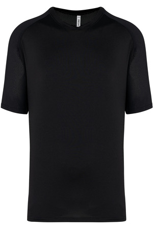 Zweifarbiges Padel Herren-T-Shirt mit Raglanärmeln