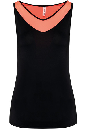 Zweifarbiges Padel-Damentop