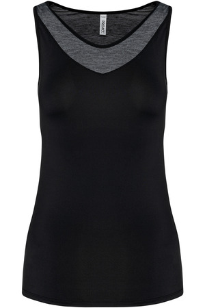 Zweifarbiges Padel-Damentop