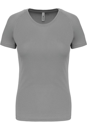 Damen Basic Sport Funktionsshirt Kurzarm