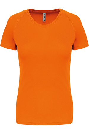 Damen Basic Sport Funktionsshirt Kurzarm