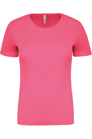 Damen Basic Sport Funktionsshirt Kurzarm