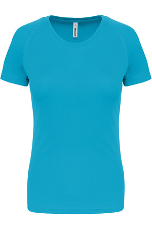 Damen Basic Sport Funktionsshirt Kurzarm