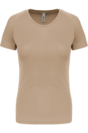Damen Basic Sport Funktionsshirt Kurzarm
