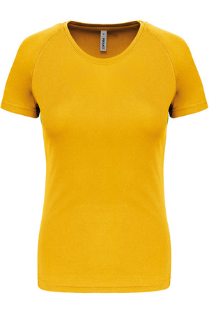 Damen Basic Sport Funktionsshirt Kurzarm