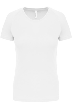 Damen Basic Sport Funktionsshirt Kurzarm