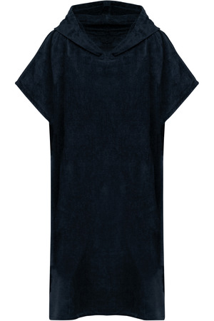 Unisex-Frottee-Poncho mit Kapuze