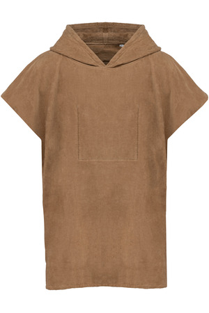 Kinder-Frottee-Poncho mit Kapuze