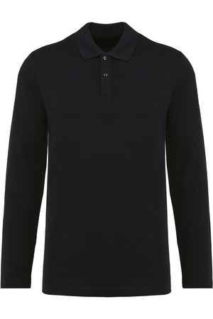 Supima® Herren-Polohemd mit langen Ärmeln