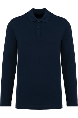 Supima® Herren-Polohemd mit langen Ärmeln