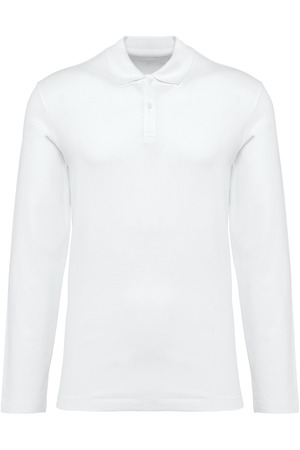 Supima® Herren-Polohemd mit langen Ärmeln