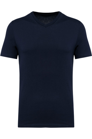 Supima® Herren-T-Shirt mit V-Ausschnitt und kurzen Ärmeln