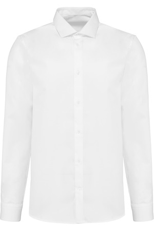 Popeline-Hemd für Herren mit langen Ärmeln