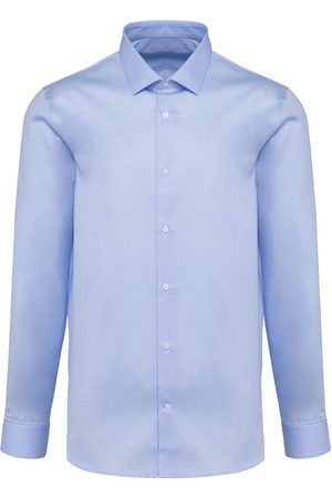 Oxford Pinpoint-Herrenhemd mit langen Ärmeln