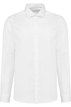 Oxford Pinpoint-Herrenhemd mit langen Ärmeln