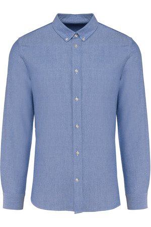 Oxford-Herrenhemd mit langen Ärmeln