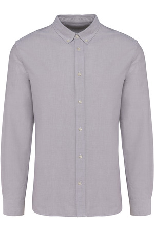 Oxford-Herrenhemd mit langen Ärmeln