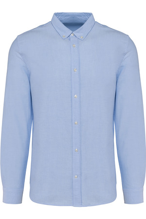 Oxford-Herrenhemd mit langen Ärmeln