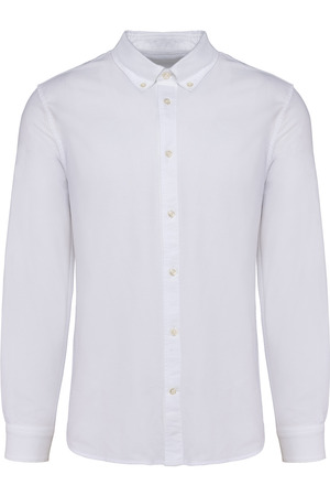Oxford-Herrenhemd mit langen Ärmeln