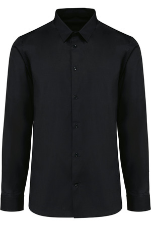 Popeline-Hemd für Herren mit langen Ärmeln