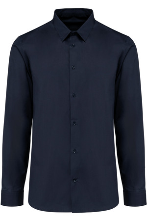 Popeline-Hemd für Herren mit langen Ärmeln