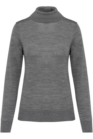 Merino-Damenpullover mit Rollkragen