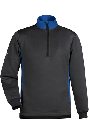 Unisex-Sweatshirt mit Reißverschlusskragen