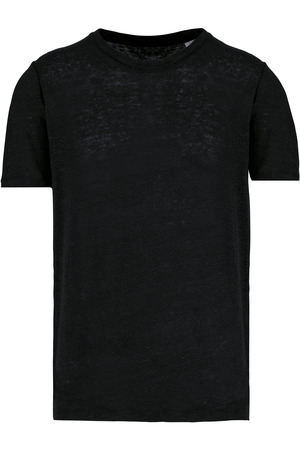 Herren-T-Shirt aus Leinen mit Rundhalsausschnitt