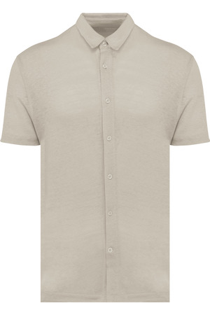 Leinenhemd mit kurzen Ärmeln für Herren