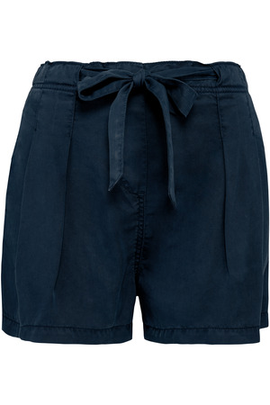 Umweltfreundliche ausgewaschene Damenshorts aus Lyocell