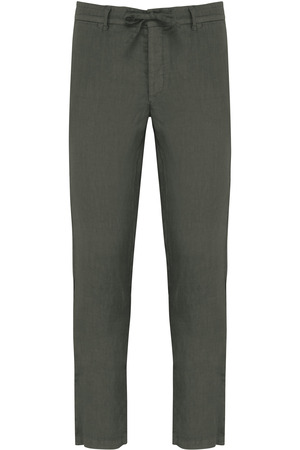 Ausgewaschene Herrenhose aus Leinen