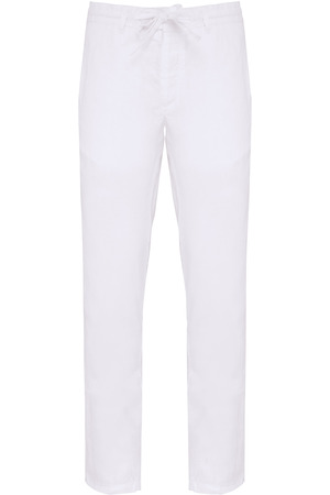 Ausgewaschene Herrenhose aus Leinen