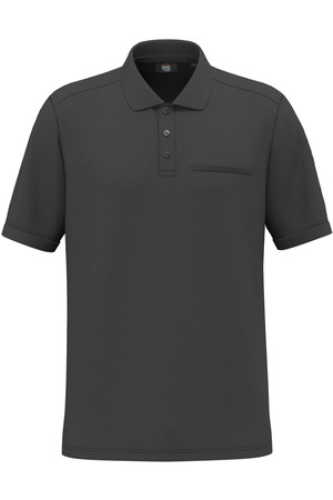 Bio-Baumwolle Unisex-Poloshirt mit Brusttasche