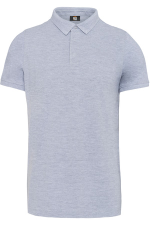 Kurzarm-Polohemd für Herren mit Druckknopfleiste am Kragen