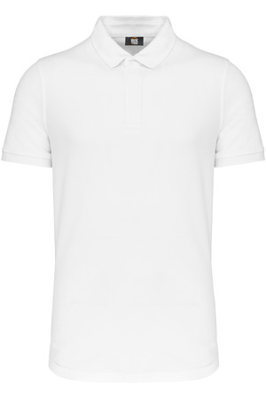 Kurzarm-Polohemd für Herren mit Druckknopfleiste am Kragen