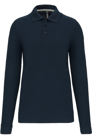 Polohemd mit langen Ärmeln