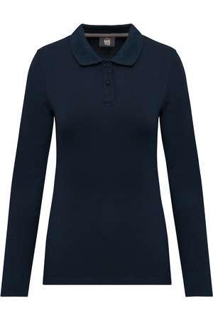 Langarm-Polohemd für Damen