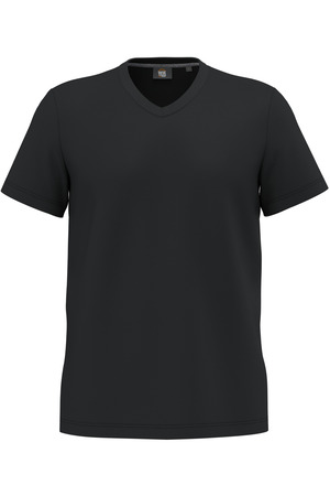 Antibakterielles, umweltfreundliches T-Shirt mit V-Ausschnitt für Herren