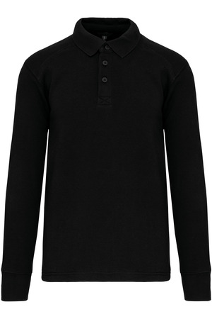 Sweatshirt mit Polokragen