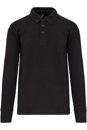 Sweatshirt mit Polokragen