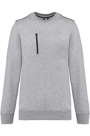 DayToDay Unisex-Sweatshirt mit kontrastfarbener Tasche