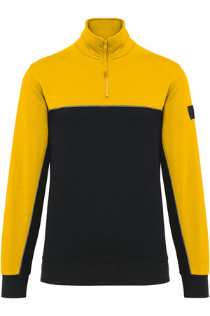 Umweltfreundliches Unisex-Sweatshirt mit Reißverschlusskragen