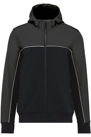 3-lagiger zweifarbiger Unisex-Softshell-Blouson