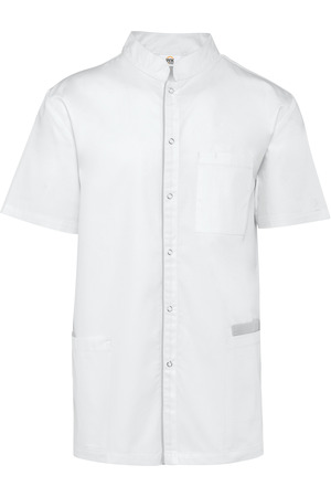 Herrenkittel aus Baumwollpolyester mit Druckknöpfen