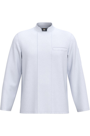 Umweltfreundliche, atmungsaktive Unisex-Kochjacke mit langen Ärmeln