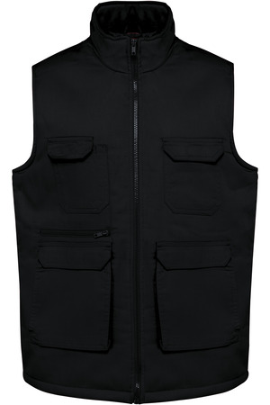 Gefütterte Unisex-Weste aus  Baumwollpolyester