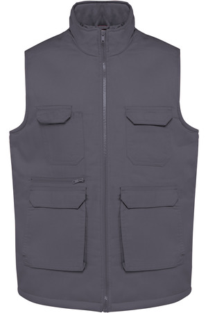 Gefütterte Unisex-Weste aus  Baumwollpolyester