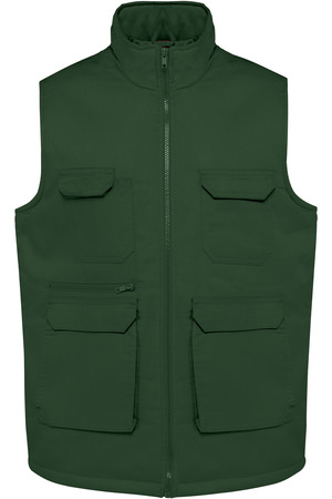 Gefütterte Unisex-Weste aus  Baumwollpolyester