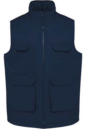 Gefütterte Unisex-Weste aus  Baumwollpolyester